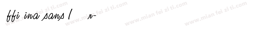Officina sans ITC pr字体转换
